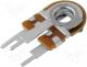 Trimmer - Potentiometer mounting, single turn, 4.7k, 100mW, 20%, linear