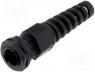   - Cable gland, with grommet, PG11, IP68, Mat polyamide, black