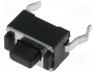 Microswitch, 1-position, SPST-NO, 0.05A/12VDC, THT, 1.8N, 3.5x6mm