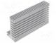  IC - Heatsink extruded, TO220, natural, L 94mm, W 55mm, H 31mm, 2.9K/W