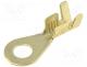  - Ring terminal, M4, 1÷2.5mm2, crimped, for cable, non-insulated