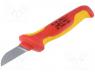 KNP.9852SB - Knife, for electricians, insulated, Blade type  straight, 185mm