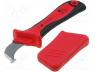 Cutting blade - Knife, for electricians, insulated, Blade type  hook shaped