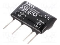 Solid state relay - Relay  solid state, Ucntrl 80÷280VAC, 2A, 24÷280VAC, THT, SIP