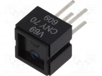 Photo interrupter - Sensor  optocoupler, 32V, CTR@If  5%@20mA, Out  transistor