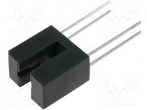 H22A3-I - Optocoupler, slotted with flag, Out  transistor, 3mm, 30V