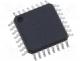 AVR microcontroller, Flash 32kx8bit, EEPROM 1024B, SRAM 2048B