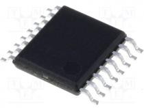 CD74HC4511PWT - Driver, BCD to 7 segment, decoder, LED controller, latch, TSSOP16