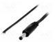   - Cable, wires, DC 4,0/1,7 plug, straight, Sony, 0.5mm2, black, 1.5m