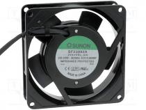 SF23092A2092HBL - Fan  AC, axial, 230VAC, 92x92x25mm, 51(7%)m3/h, 37dBA, 2350rpm