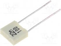 Capacitor  polyester, 22nF, 63V, Pitch 5mm, 5%, 2.5x6.5x7.2mm