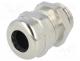 Cable Gland - Cable gland, M16, IP68, Mat  brass, Body plating  nickel