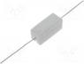   - Resistor  wire-wound ceramic case, THT, 1.2, 5W, 5%