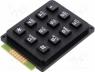 Keypad - Keypad  plastic, Number of keys  12, none, plastic, 200m, 1N, 20mA