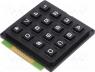 KB1604-PNB - Keypad  plastic, Number of keys  16, none, plastic, 200m, 1N, 20mA