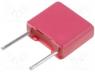   - Capacitor  polyester, 100nF, 40VAC, 63VDC, Pitch 5mm, 10%