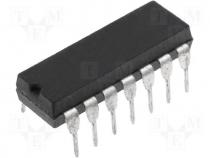 TC4468CPD - Driver, 1.2A, Channels 4, non-inverting, 4.5÷18V, DIP14
