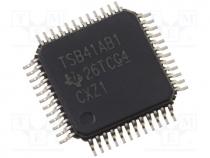 TSB41AB1PHP - Line transmitter-receiver, FireWire, i.Link, 3÷3.6VDC, HTQFP48