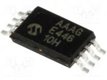 MCP47FEB01A0-E/ST - D/A converter, 8bit, Channels 1, 1.8÷5.5VDC, TSSOP8