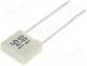  - Capacitor  polyester, 1.5nF, 100V, Pitch 5mm, 10%, 2.5x6.5x7.2mm
