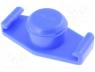 FIS-CAP-CLIP10 - Syringe plug, Colour  blue, Manufacturer series 500