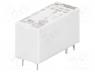   - Relay  electromagnetic, SPST-NO, Ucoil 12VDC, 16A/250VAC, 480mW