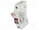 Din rail power supply - Fuse holder, tube fuses, 10,3x38mm, Mounting  DIN, 32A, 690V