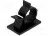 Cable Accessories - Self-adhesive cable holder, 16.5÷20.1mm, polyamide, black