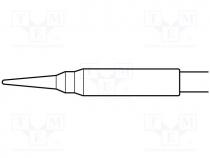 Solder station accessories - Tip, conical, 0.3mm