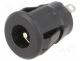 Power connector - Socket, DC supply, male, 5,5/2,1mm, 5.5mm, 2.1mm, soldering, 500mA