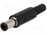   - Plug, DC supply, female, 5,5/3,3/1mm, 5.5mm, 3.3mm, for cable, 1A