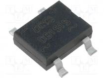 DB151S - Bridge rectifier, 50V, 1.5A, DB-1S