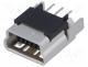 MX-500075-1517 - Socket, USB B mini, on PCBs, THT, PIN 5, straight