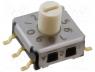 A6KS-102RS - Encoding switch, DEC/BCD, Positions 10, SMT, Rcont max 100m