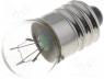 LAMP-EK/12/100 - Filament lamp  miniature, E10, 12VDC, 100mA, Bulb  spherical, 1.2W