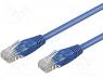  USB - Patch cord, U/UTP, 6, stranded, CCA, PVC, blue, 1m