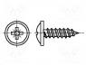 Screw - Screw, 3,5x13, Head  button, Pozidriv, steel, zinc, Size  PZ2