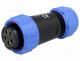 Waterproof connector - Plug, female, SP21, PIN 5, IP68, 7÷12mm, soldering, for cable, 500V