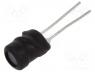 COIL0608-0.0022 - Inductor  wire, THT, 2.2uH, Ioper 5.5A, 13.68m, 20%, vertical