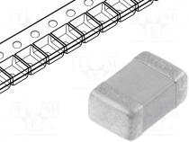SMD capacitor - Capacitor  ceramic, MLCC, 100pF, 100V, C0G, 1%, SMD, 0805