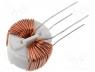 DLD-102U-1A - Inductor  wire, THT, 1mH, 1A, 70m, -25÷120C, 250V