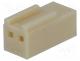 Connector - Plug, wire-board, female, PIN 2, w/o terminals, 2.54mm, for cable