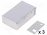 372.16 - Enclosure  shielding, X 50mm, Y 83mm, Z 26mm, with compartment
