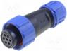 Waterproof connector - Plug, female, SP13, PIN 7, IP68, 4÷6.5mm, 5A, soldering, for cable