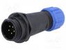 Waterproof connector - Plug, male, SP13, PIN 5, IP68, 4÷6.5mm, 5A, soldering, for cable
