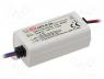 LED power supplies - Pwr sup.unit  switched-mode, LED, 8W, 12VDC, 0.67A, 90÷264VAC, IP42