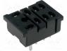 Relay socket - Socket, PIN 8, 10A, 250VAC, H 12mm, W 22mm, Mounting  PCB, -25÷55C