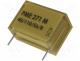 PME271MB6100MR30 - Capacitor  paper, X2, 100nF, 275VAC, Pitch 15.2mm, 20%, THT, 630VDC