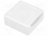 Z-123/WH - Enclosure  multipurpose, X 75.8mm, Y 78.8mm, Z 30.2mm, vented, ABS