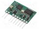 RTX-MID868-OOK - Module  RF, AM transceiver, AM, ASK, 868.3MHz, -108dBm, 3÷5VDC, 10mW